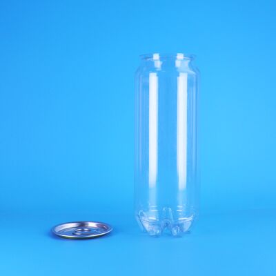 Пищевая категория пользовательские пластиковые банки ПЭТ пластиковые соды Майк зеленый чай может легко открыть крышку