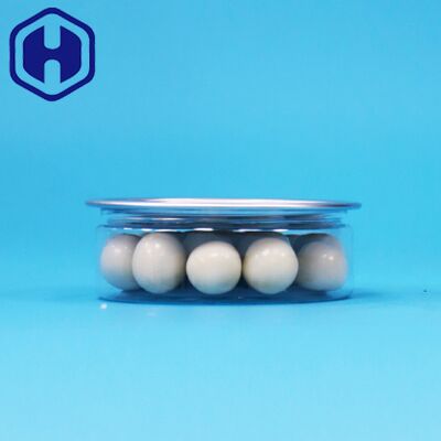 Круглый пластиковый ПЭТ-консерв с оловянным легким открытым концом для еды Конфеты печенье закуска упаковка