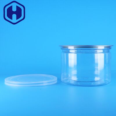 Пластиковая круглая крышка из ПЭТ с легким открыванием для пищевых продуктов, конфет, печенья, закусок, чая, жестяной упаковки