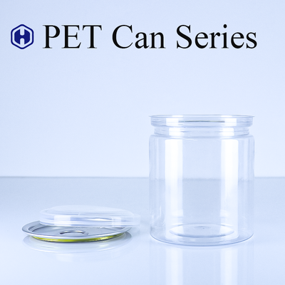 FSSC22000 Сертифицированные прозрачные PET-консервы для сухих продуктов питания ODM