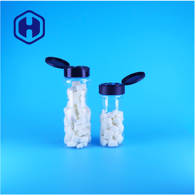 Custom PET Spice Jars With Flip Top Caps